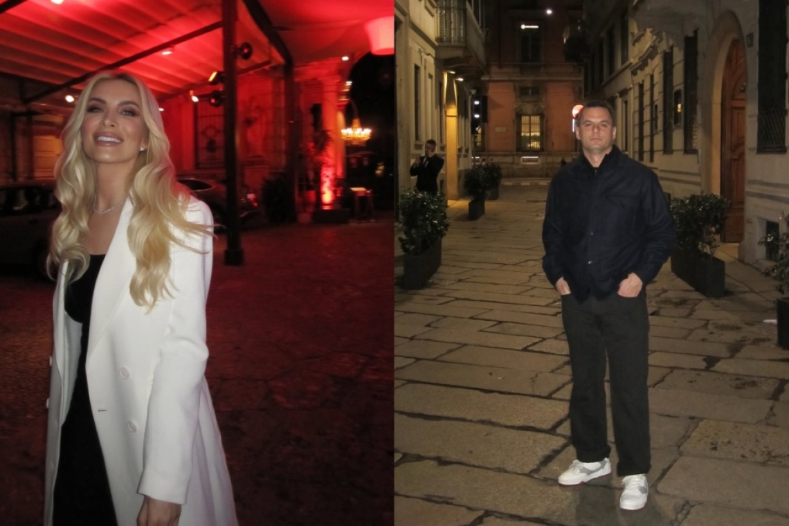 Ρομαντική απόδραση στο Μιλάνο για την λαμπερή Κ. Καινούργιου