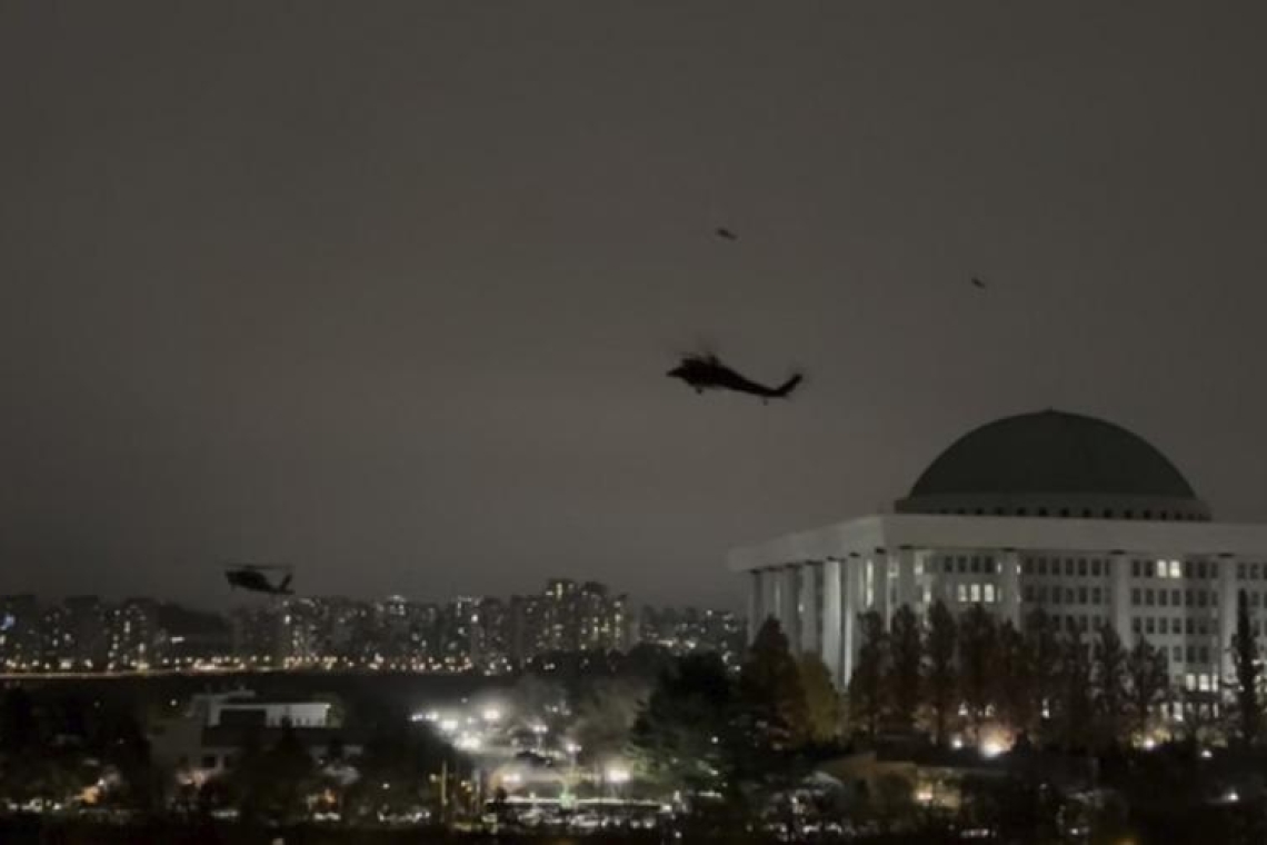 Ελικόπτερο συντρίβεται στη Νότια Κορέα κατά την κατάσβεση πυρκαγιών