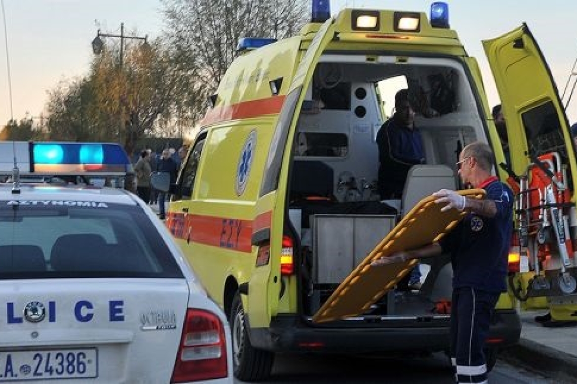 Τροχαίο στη Λάρισα: Φορτηγάκι τραυμάτισε τη σύζυγο πρώην δημάρχου
