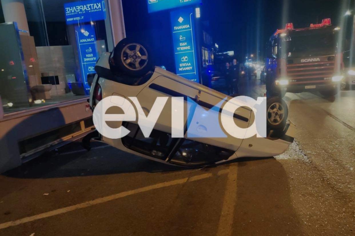 Σοβαρό τροχαίο στην Εύβοια με απεγκλωβισμό γυναίκας