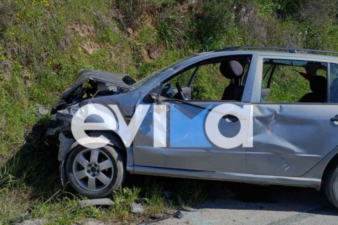 Σοβαρό τροχαίο στην Εύβοια με τέσσερις τραυματίες