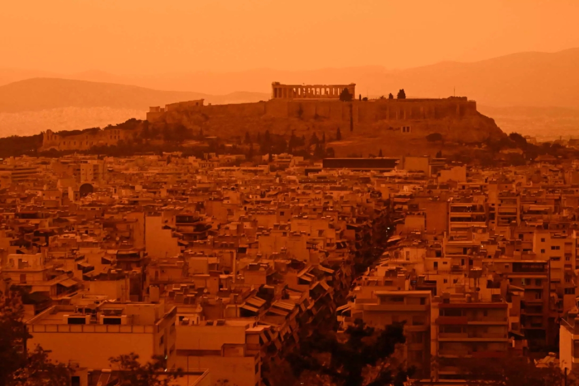 Θερμοκρασίες στα ύψη και αφρικανική σκόνη στην Ελλάδα σήμερα