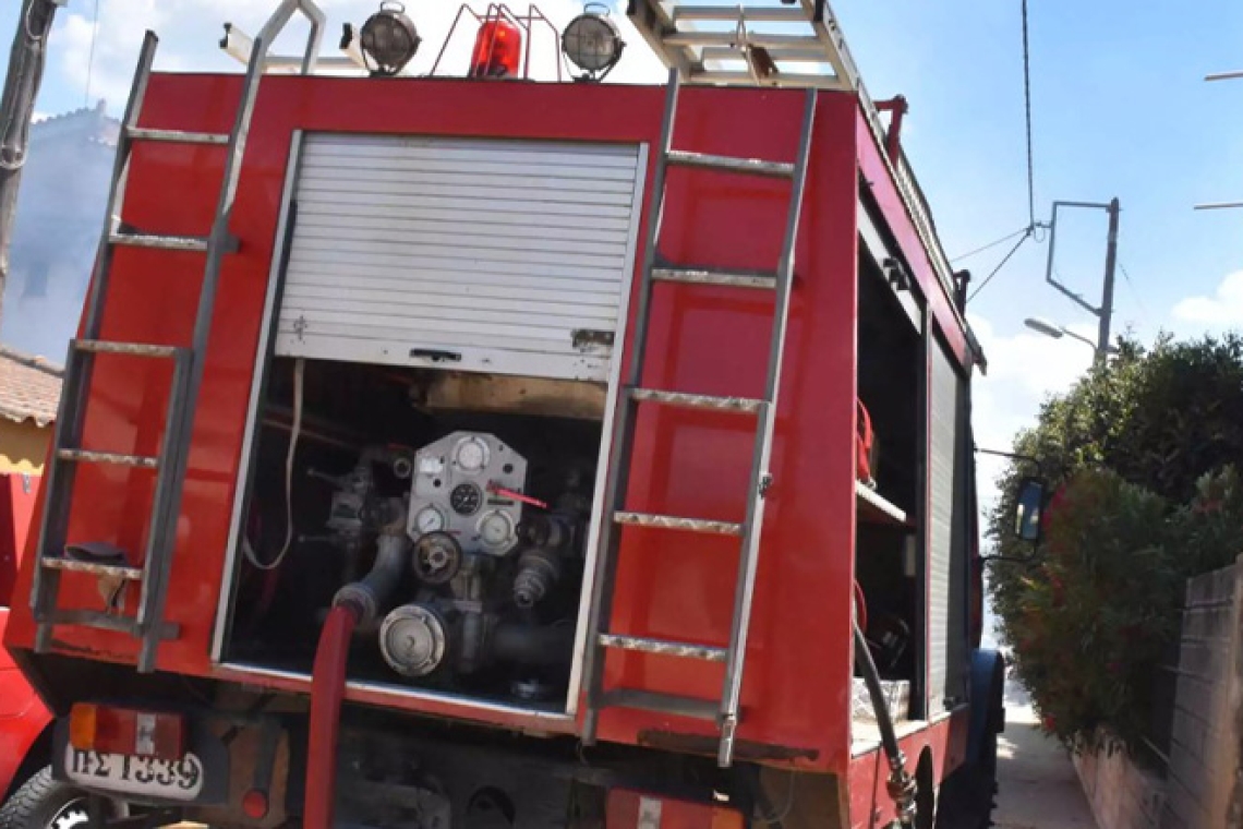 Μοτοσικλέτα τυλίχθηκε στις φλόγες στη Λεωφόρο Αλεξάνδρας