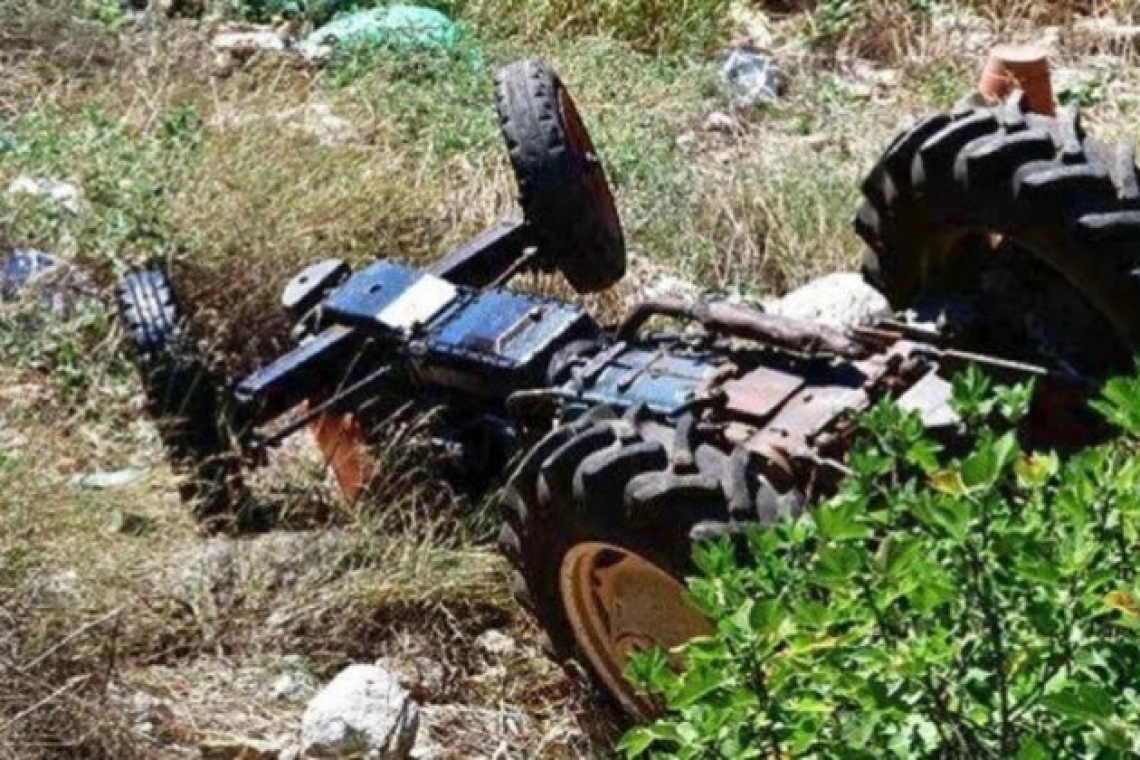 Τραγικό δυστύχημα στο Ρέθυμνο: Θάνατος 40χρονου από ανατροπή τρακτέρ