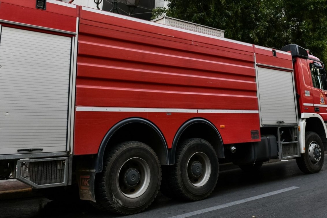 Πυρκαγιά σε απορριμματοφόρα στην Πυλαία Θεσσαλονίκης