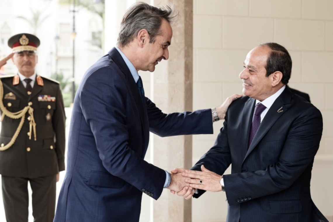 Τηλεφωνική Συνομιλία Μητσοτάκη και αλ Σίσι για τη Μονή Σινά