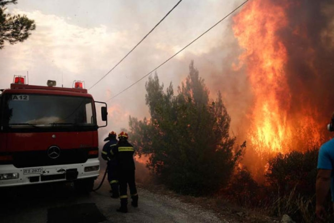 Υψηλός κίνδυνος πυρκαγιάς σε 11 ελληνικές περιοχές για σήμερα Δευτέρα 30/6