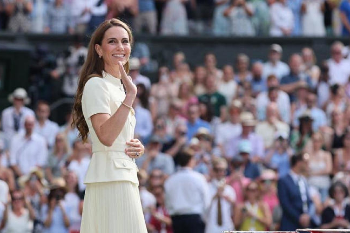 Η εντυπωσιακή επιστροφή της Κέιτ Μίντλετον στο Γουίμπλετον