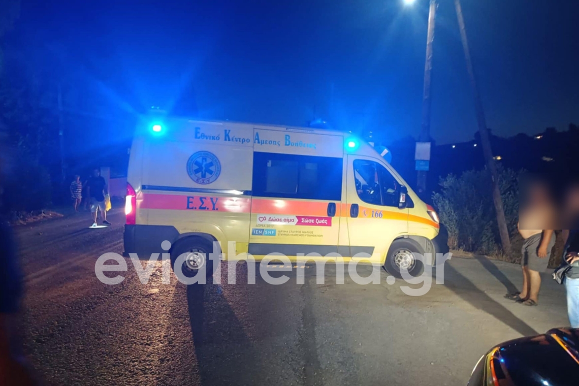 Σοβαρό τροχαίο στην Ερέτρια: 10χρονος τραυματίστηκε από παράσυρση μηχανής