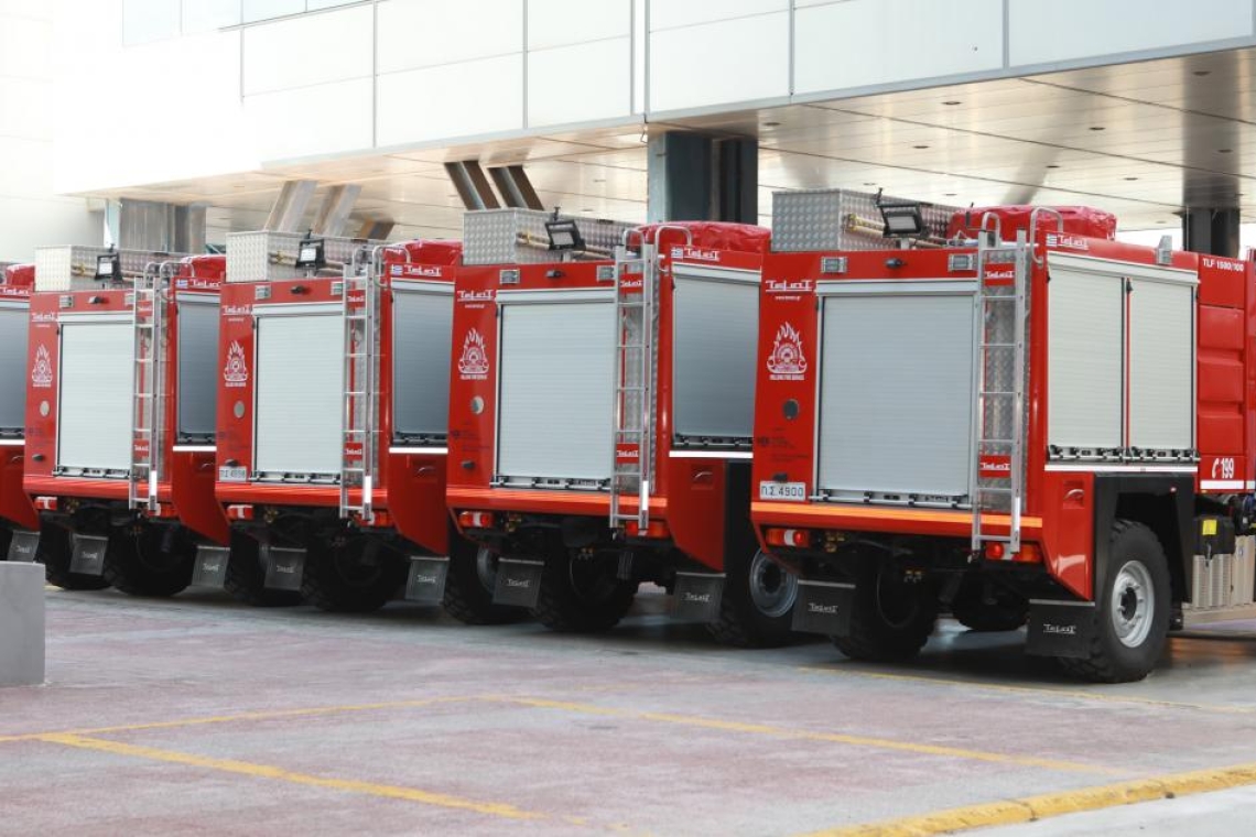 164 νέα οχήματα ενισχύουν το Πυροσβεστικό σώμα