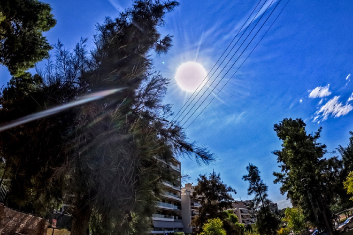 Αίθριος καιρός με άνοδο θερμοκρασίας και ισχυρούς ανέμους