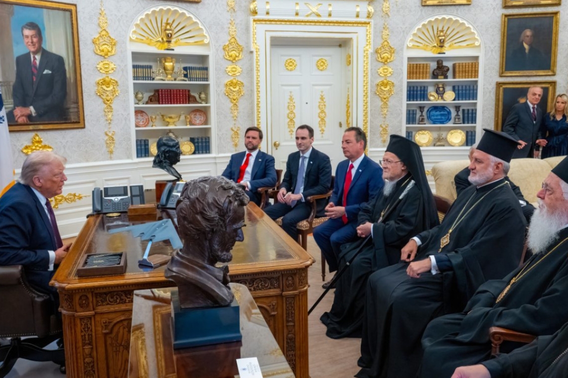 Τιμές στο Κογκρέσο για τον Οικουμενικό Πατριάρχη Βαρθολομαίο