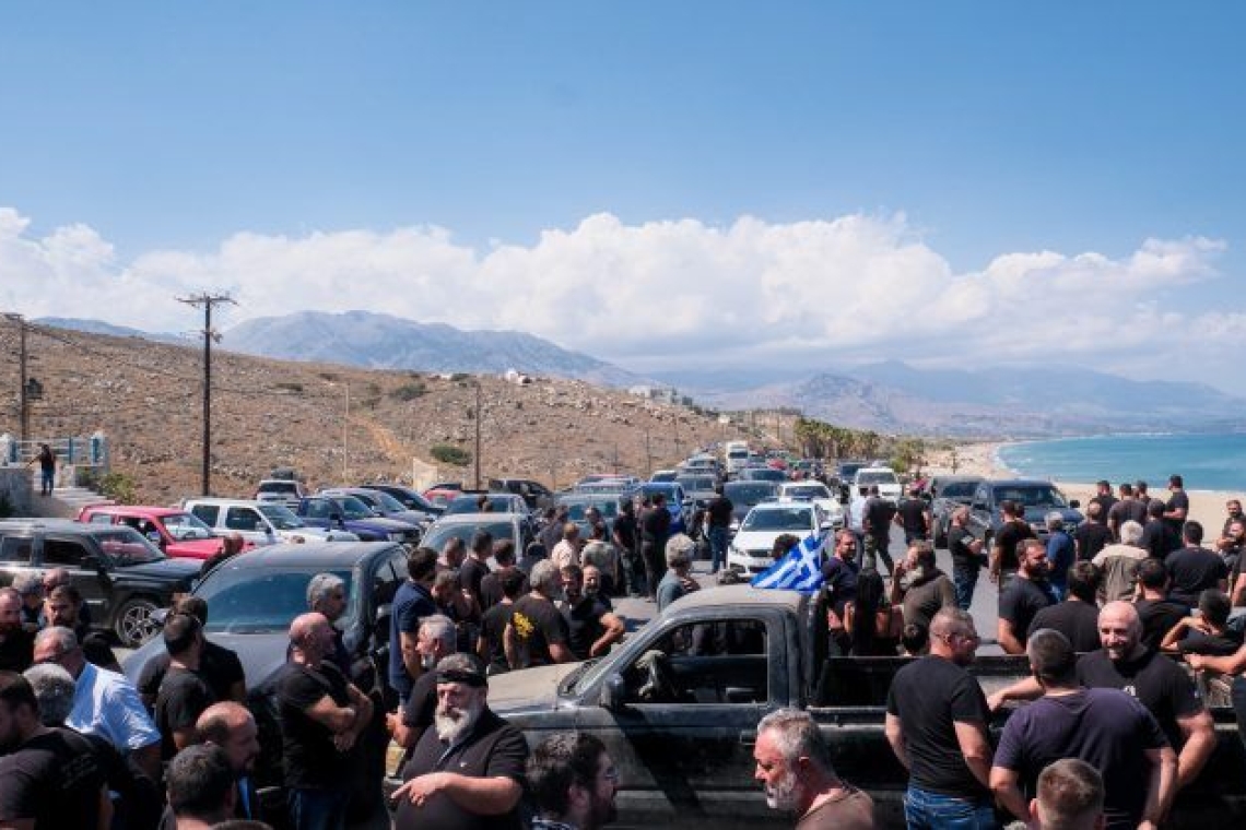 Κινητοποιήσεις κτηνοτρόφων στα Χανιά: Διχοτομούν τον ΒΟΑΚ