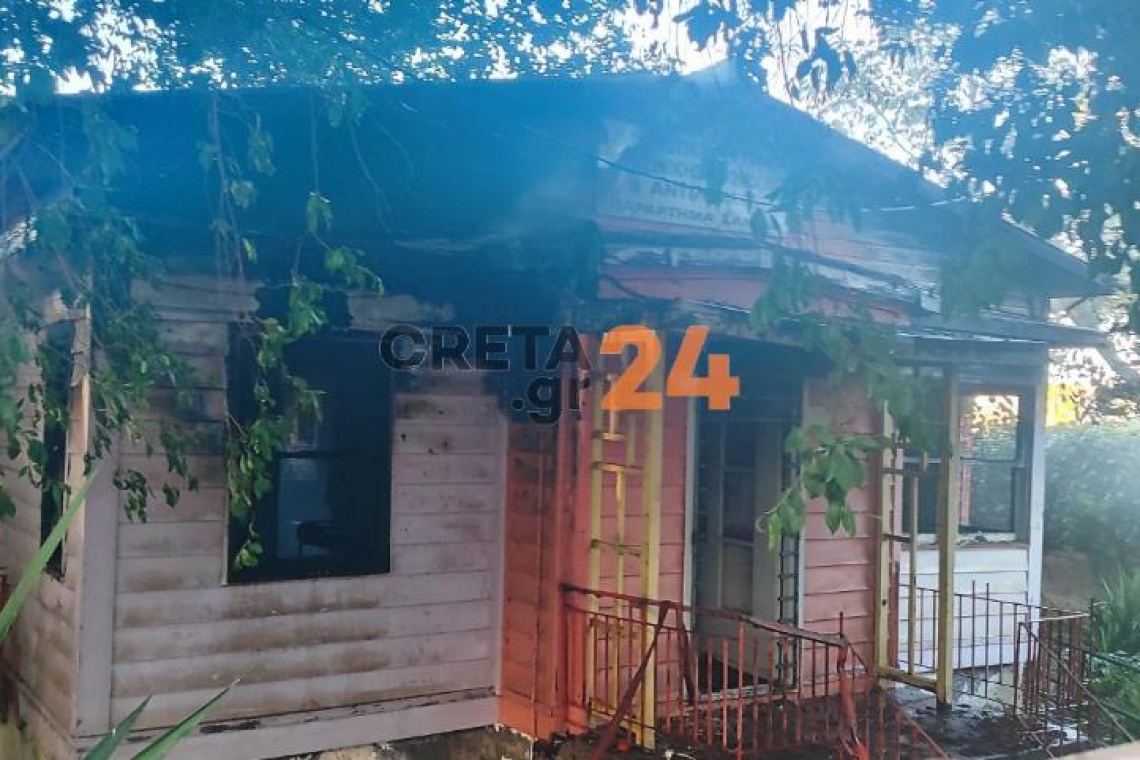 Καταστροφή στο πρώην ΠΙΚΠΑ Χανίων λόγω φωτιάς