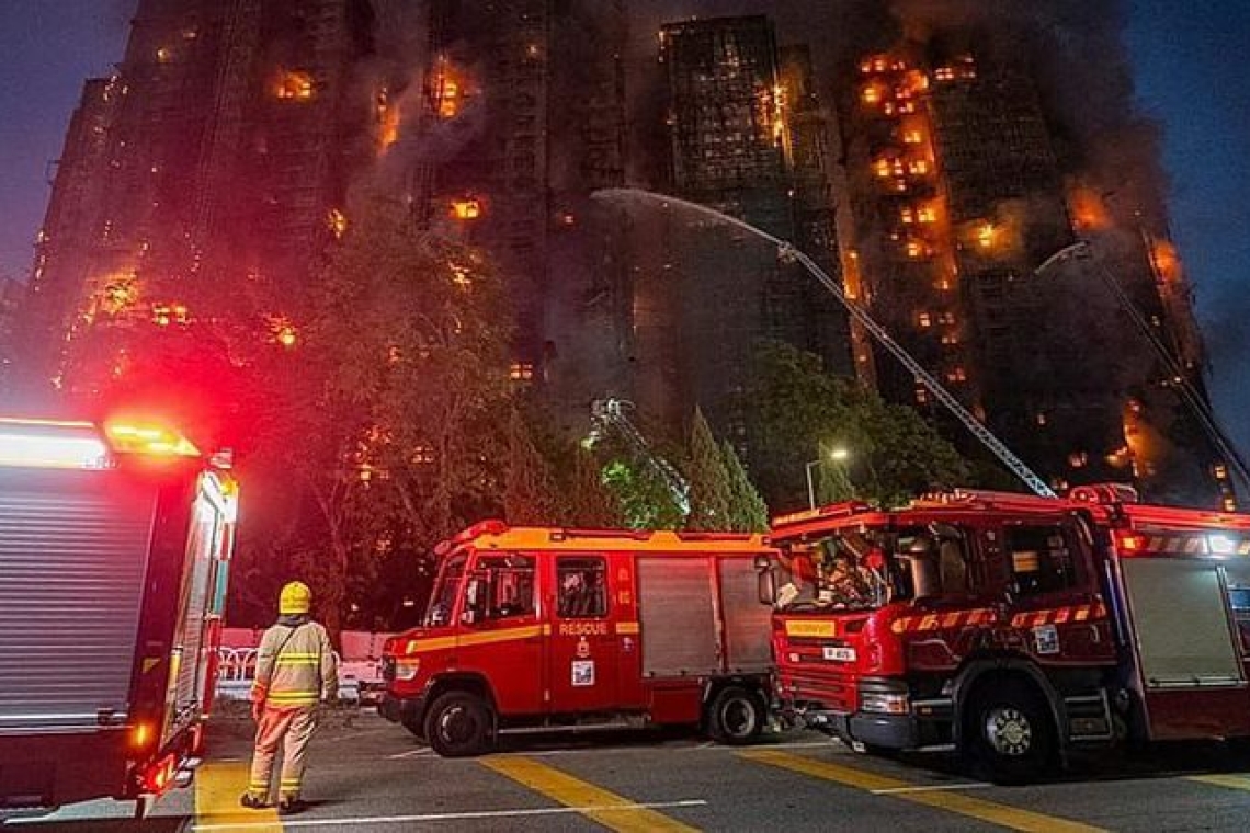 Χονγκ Κονγκ: 44 νεκροί και 279 αγνοούμενοι από τη φωτιά που ξέσπασε σε ουρανοξύστες