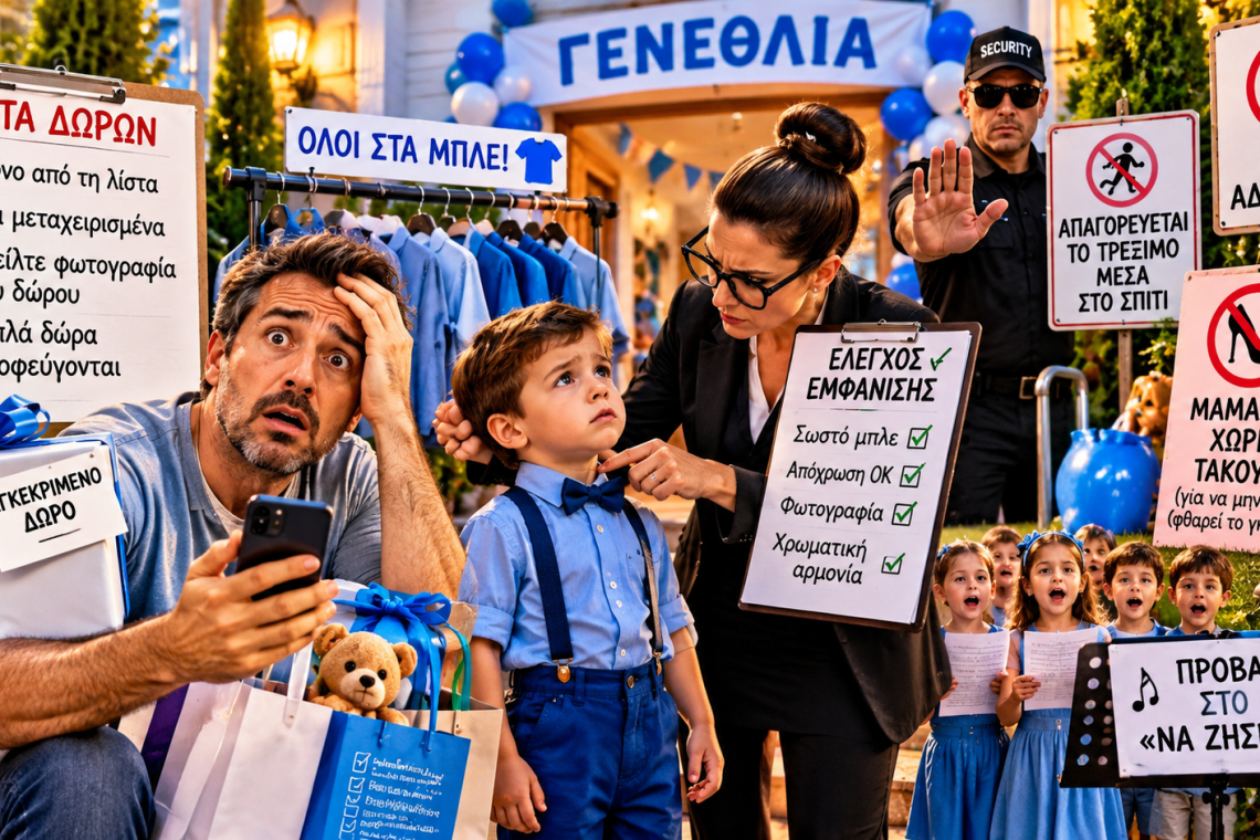 Παιδικό πάρτι ή εξετάσεις στο ΑΣΕΠ; Φέρτε δώρο, στείλτε φωτογραφία και μην ξεχάσετε την πρόβα!